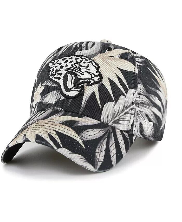 

Мужская черная регулируемая шапка Jacksonville Jaguars Tropicalia Clean Up '47 Brand, черный