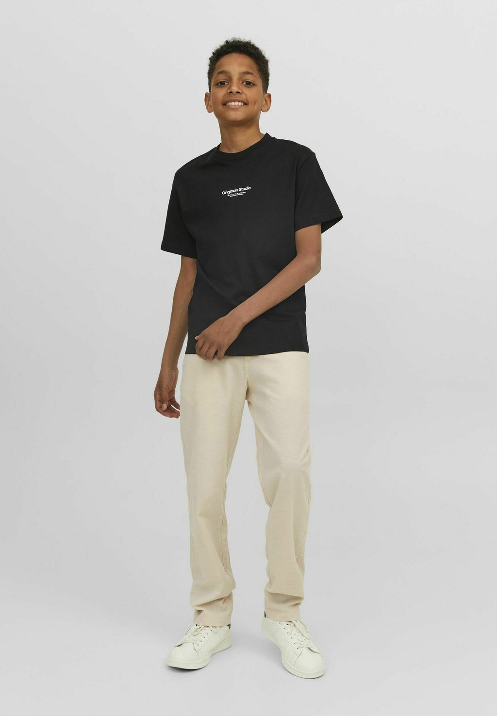 

Рубашка с принтом Jack & Jones Junior, черный