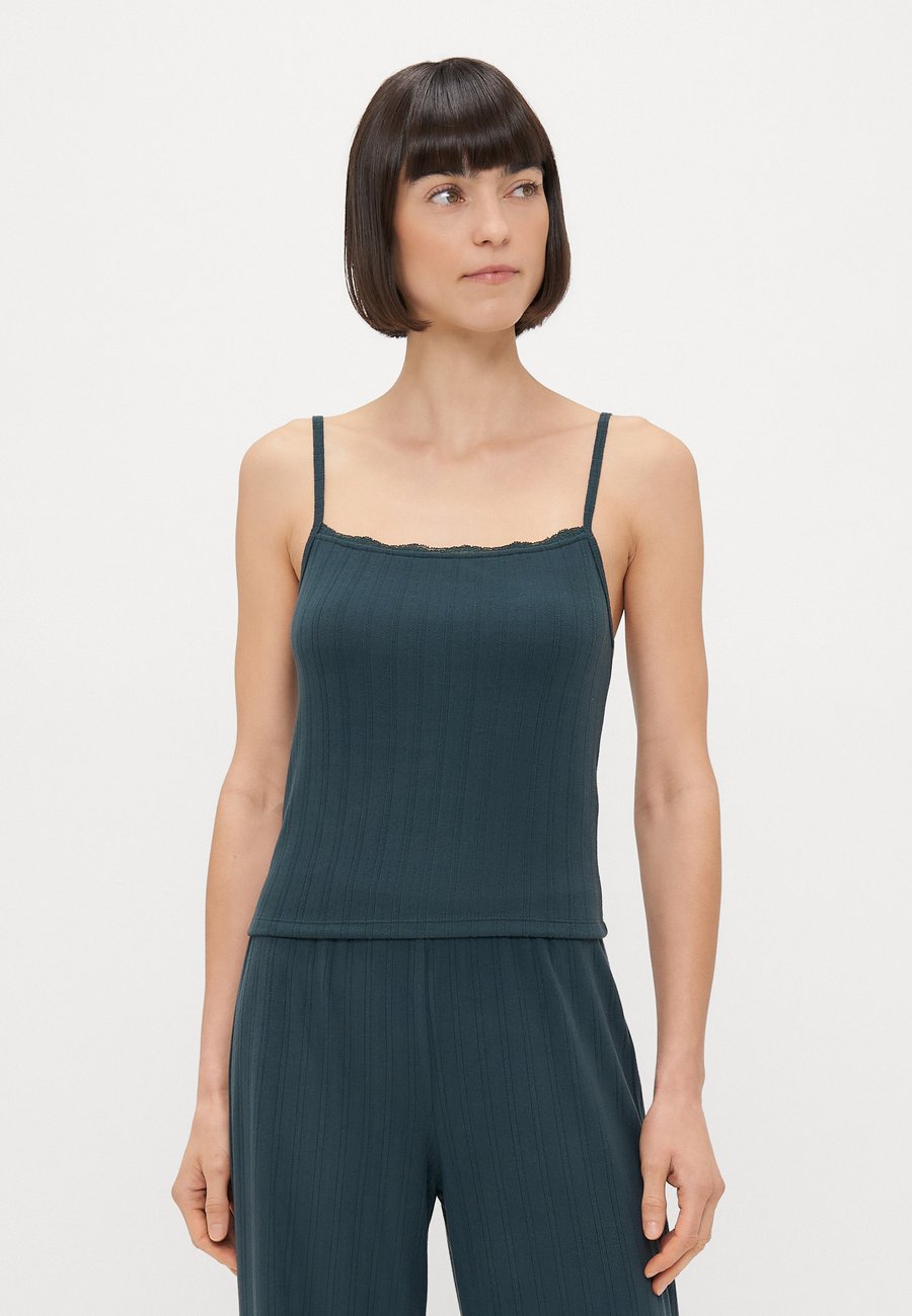 

Пижамный топ Abercrombie & Fitch POINTELLE CAMI, Dark Green