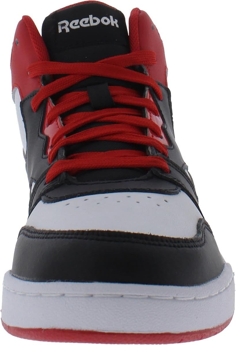 Кроссовки Reebok BB4500 Court для мальчиков (малыши/старшие дети), белый/черный/красный — фото 3