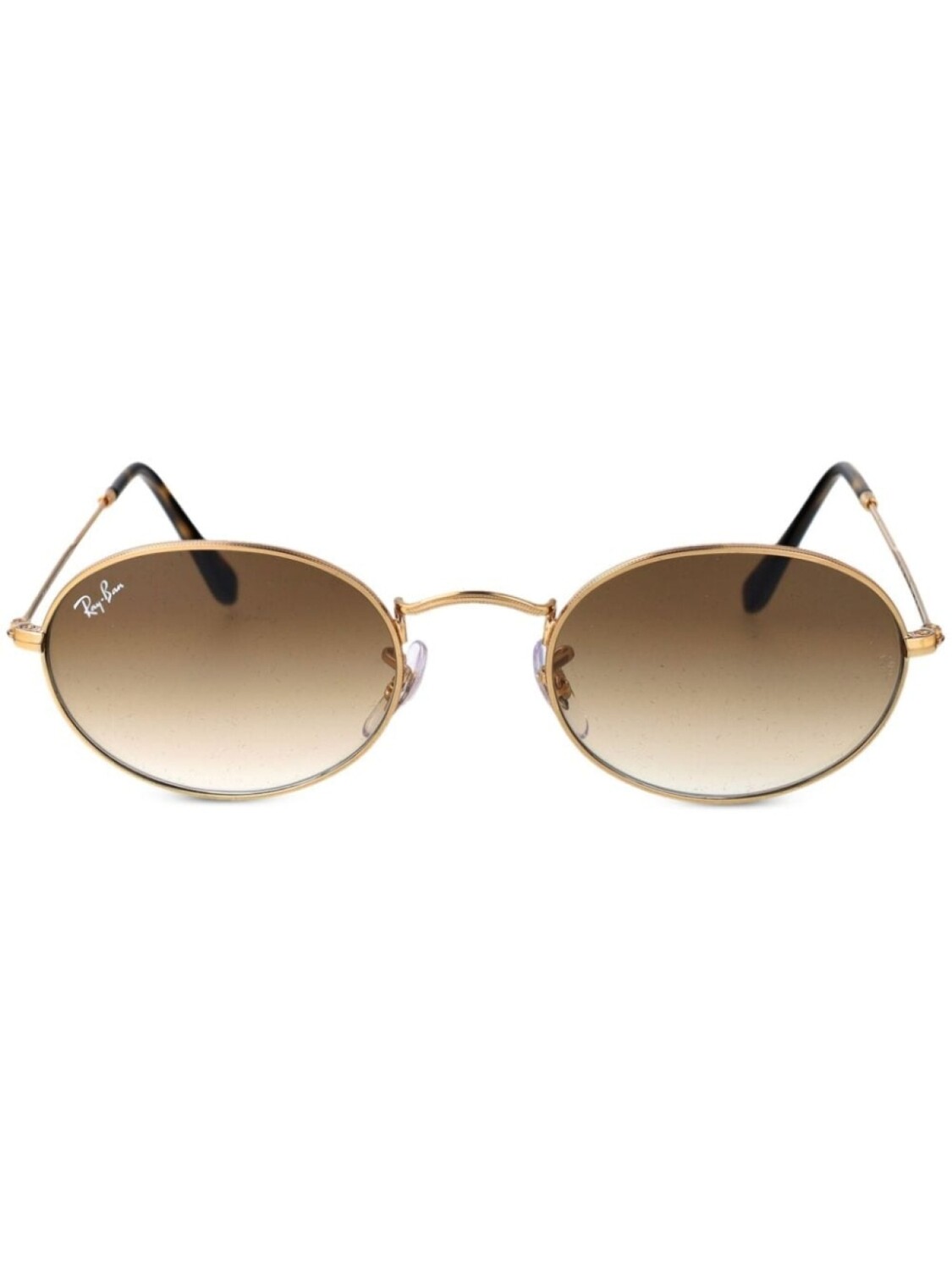 

Солнцезащитные очки Ray-Ban в овальной оправе, золотой