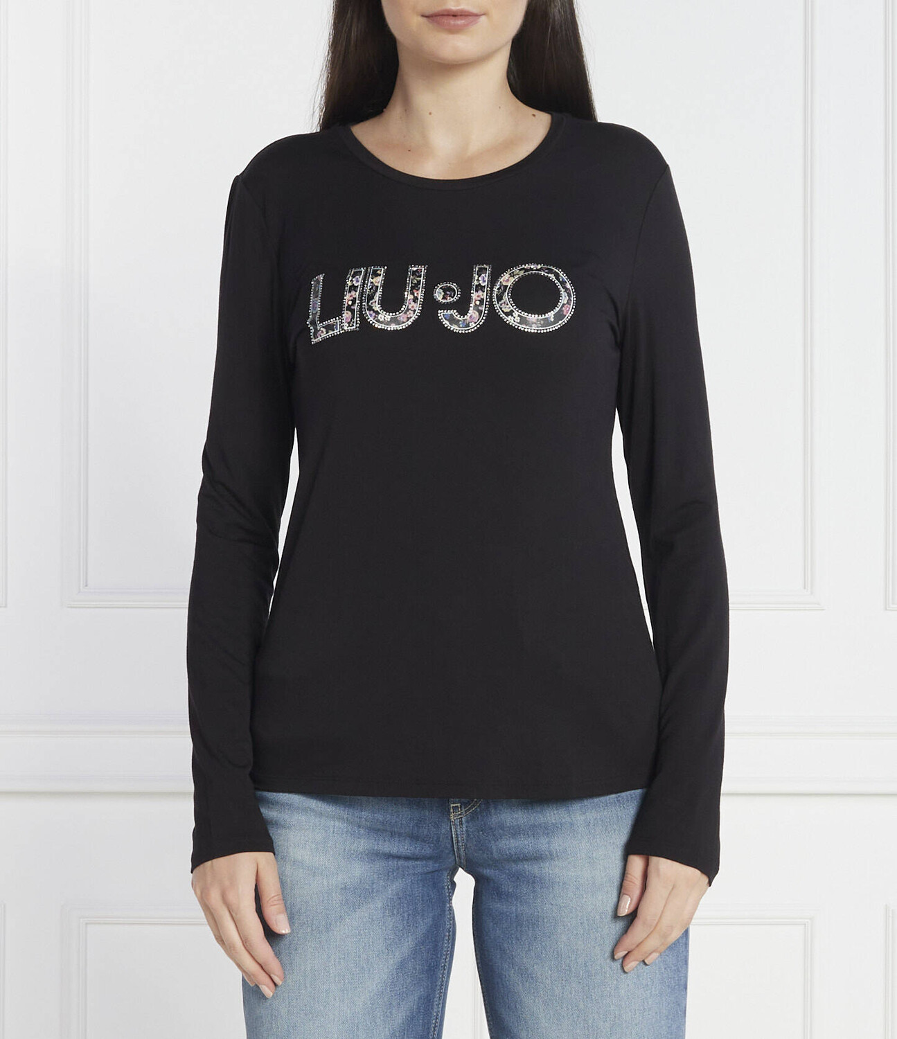 

Блуза Liu Jo Rose Relaxed fit, черный