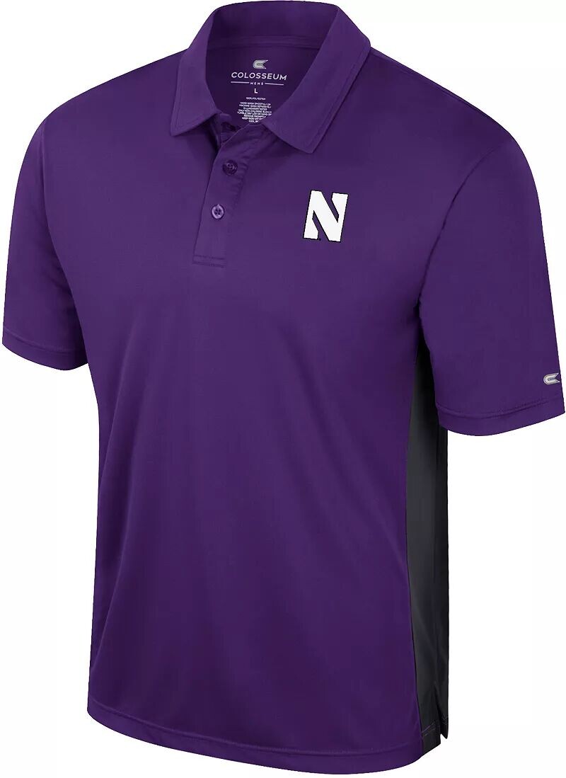 

Colosseum Мужская футболка-поло Northwestern Wildcats фиолетового цвета