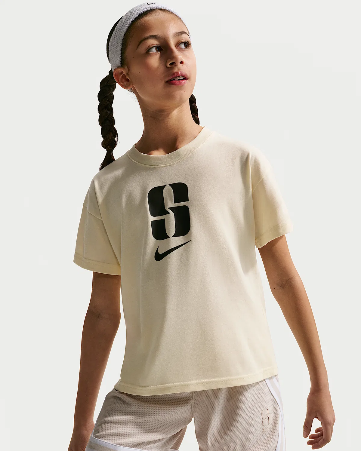 Детская футболка Dri-FIT Max90 Sabrina, Coconut Milk