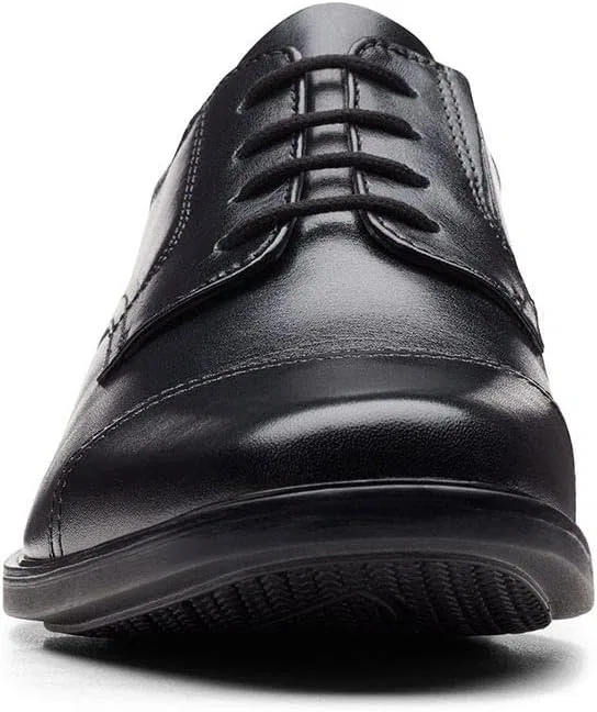 Туфли Clarks Men's Howard CapSHOES, Black (Black Leather) — фото 4