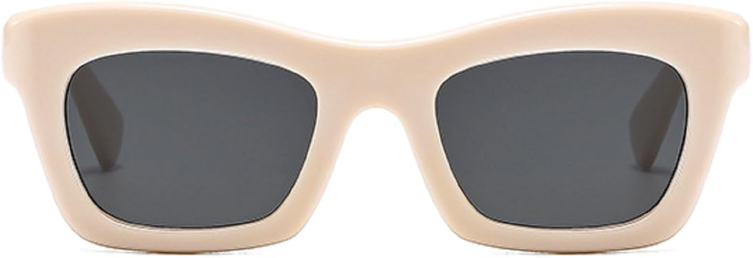 

Роскошные квадратные солнцезащитные очки для женщин и мужчин, модные дизайнерские мужские солнцезащитные очки, трендовые модели, защита от ультрафиолета UV400 mincl, Beige Gray