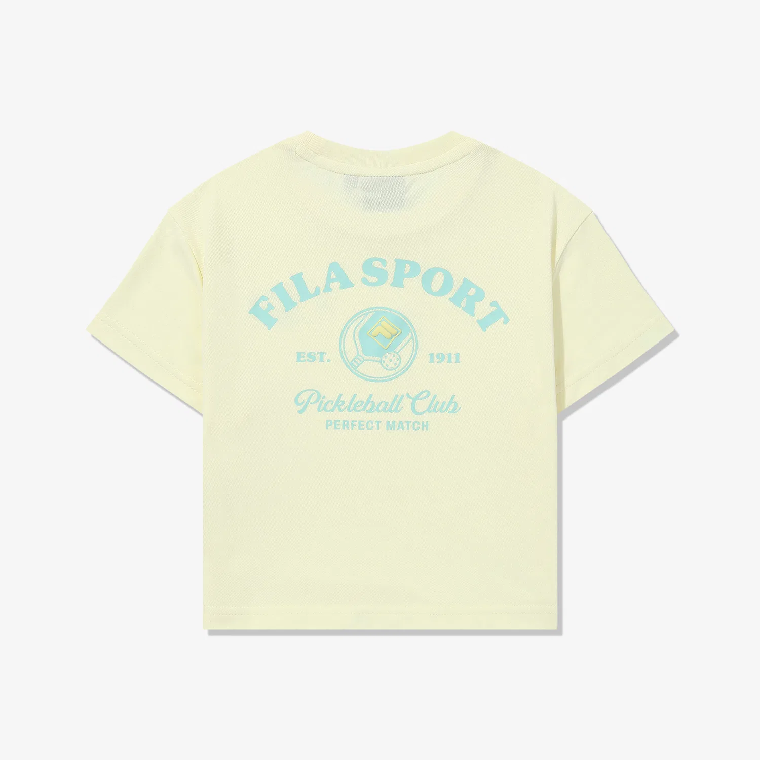 Детская футболка Coldwave Pickleball жёлтая от Fila Kids — фото 2