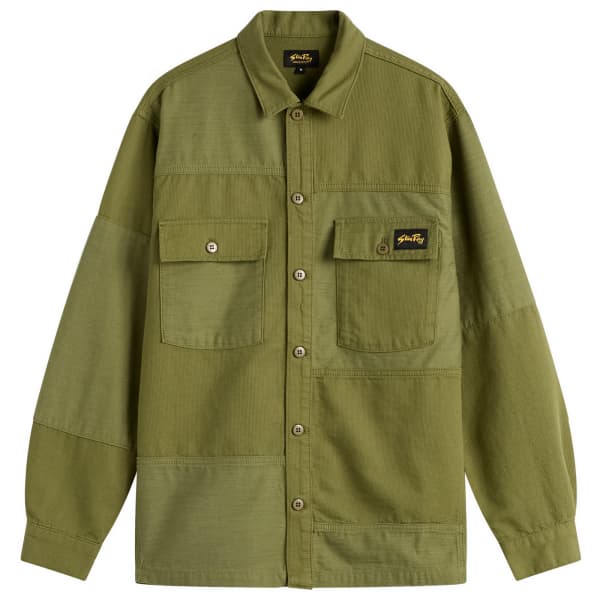 

Рубашка CPO Stan Ray, Olive Poplin/Sateen
