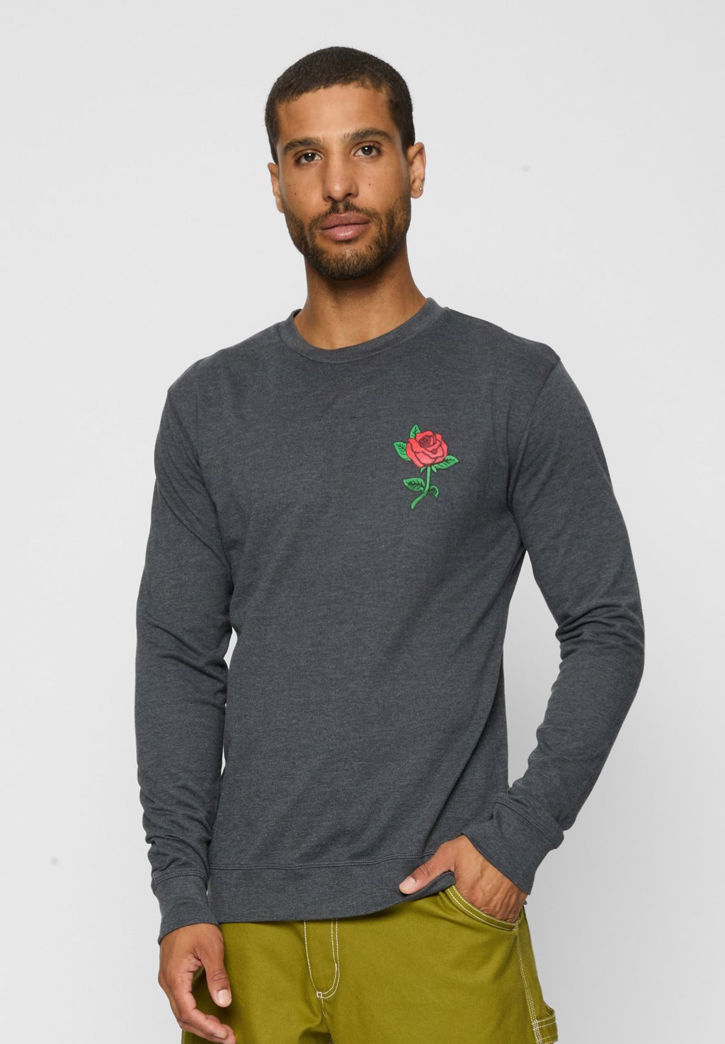 

Толстовка ROSE CREWNECK Mister Tee, темно-серый