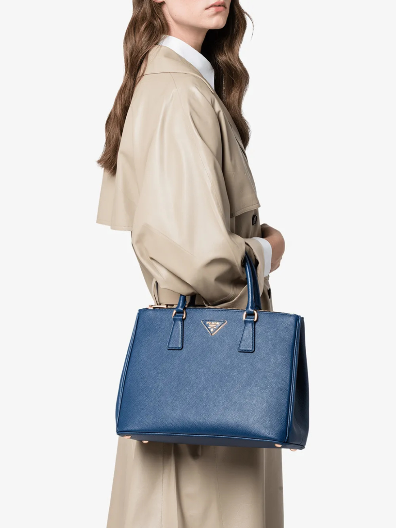 

Сумка 'Galleria' Prada, синий