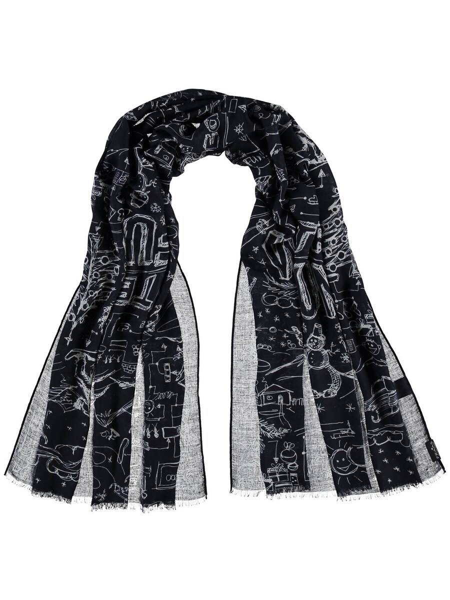 

Шарф FRAAS Scarf, цвет navy/grey