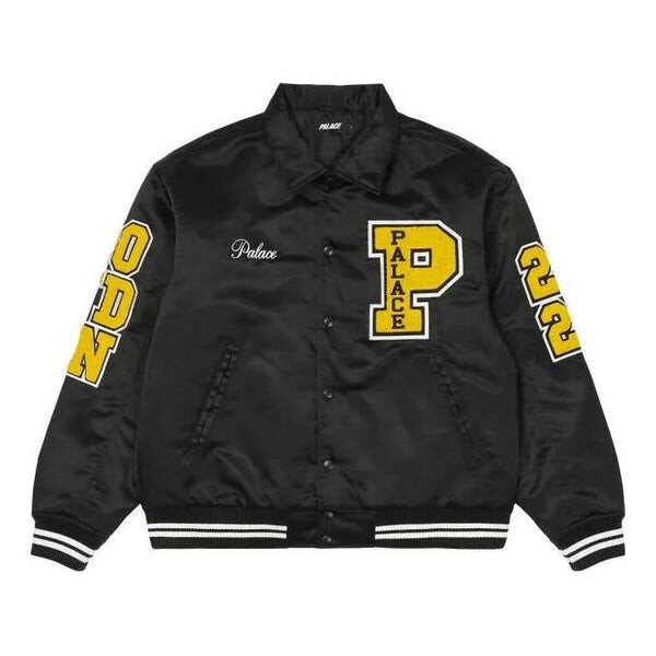 

Куртка fw22 satin varsity jacket 'black' Palace, черный