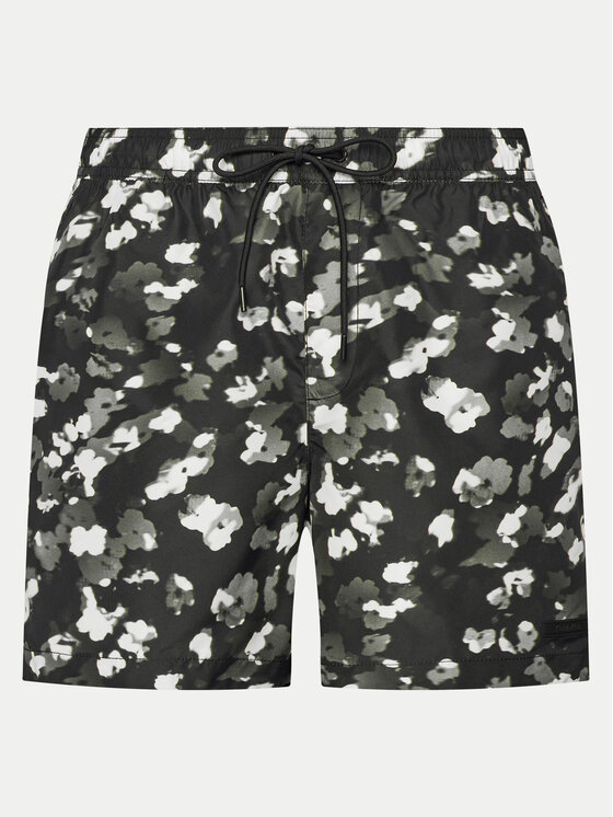 Пляжные шорты regular fit KM0KM01162 Calvin Klein Swimwear, черный — фото 4