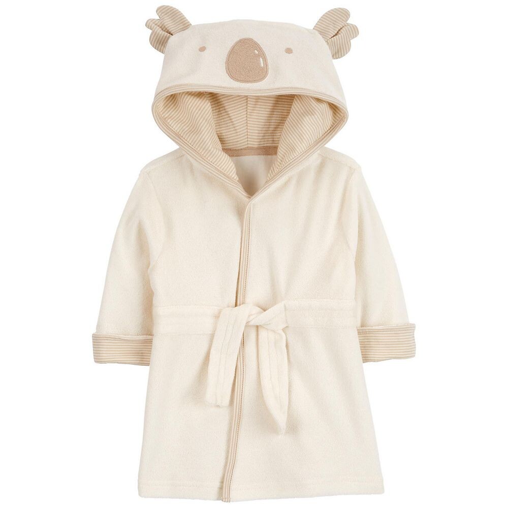 

Махровый халат с капюшоном Baby Carter's Animal, цвет Ivory