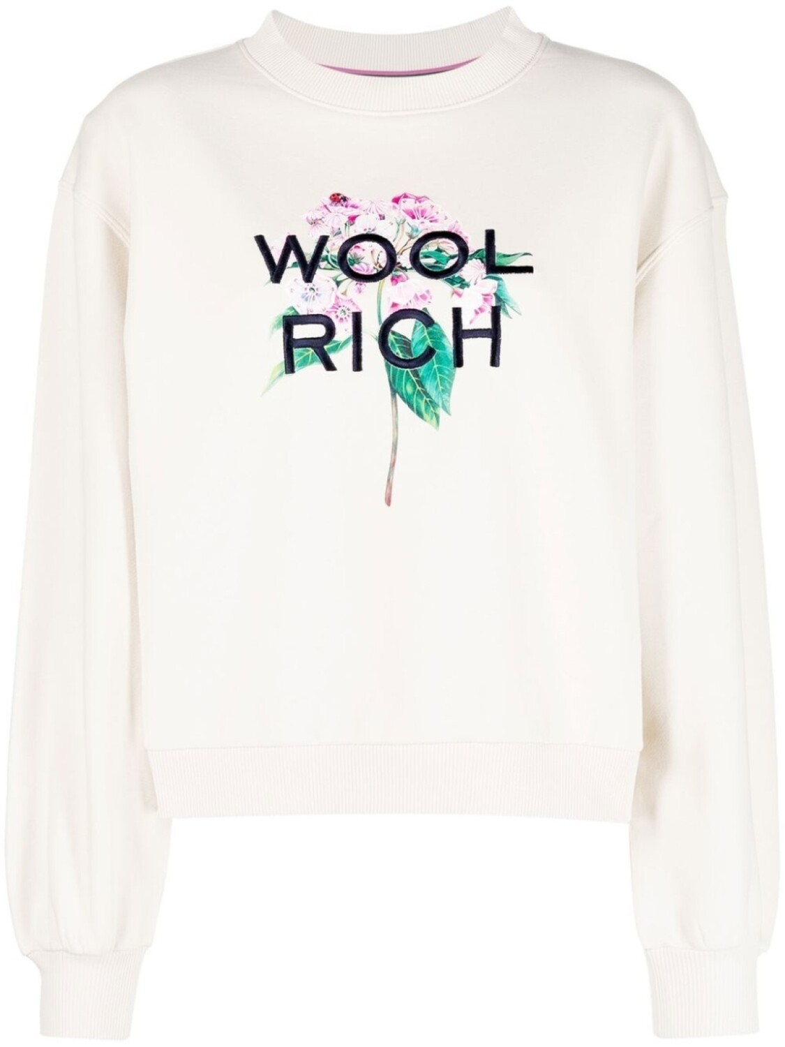 

Woolrich толстовка с вышитым логотипом, нейтральный цвет