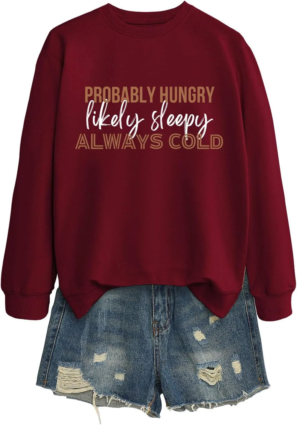 

Свитшот Women Funny Graphic с длинными рукавами Quzawgohe