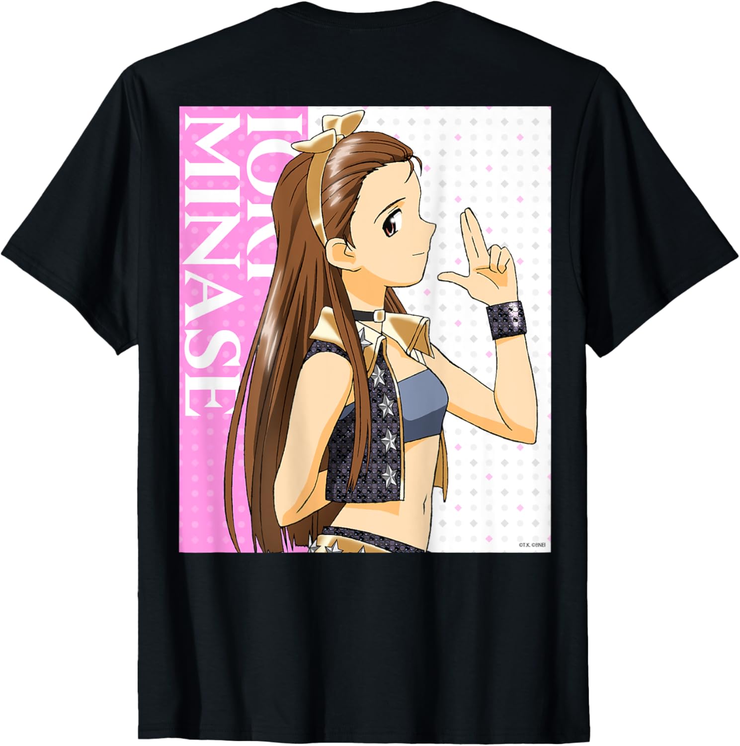 

Футболка iDOLM@STER Iori Mizuse Night and Day AMCG Ver. (с принтом на спине) Bandai Namco Entertainment Inc., черный