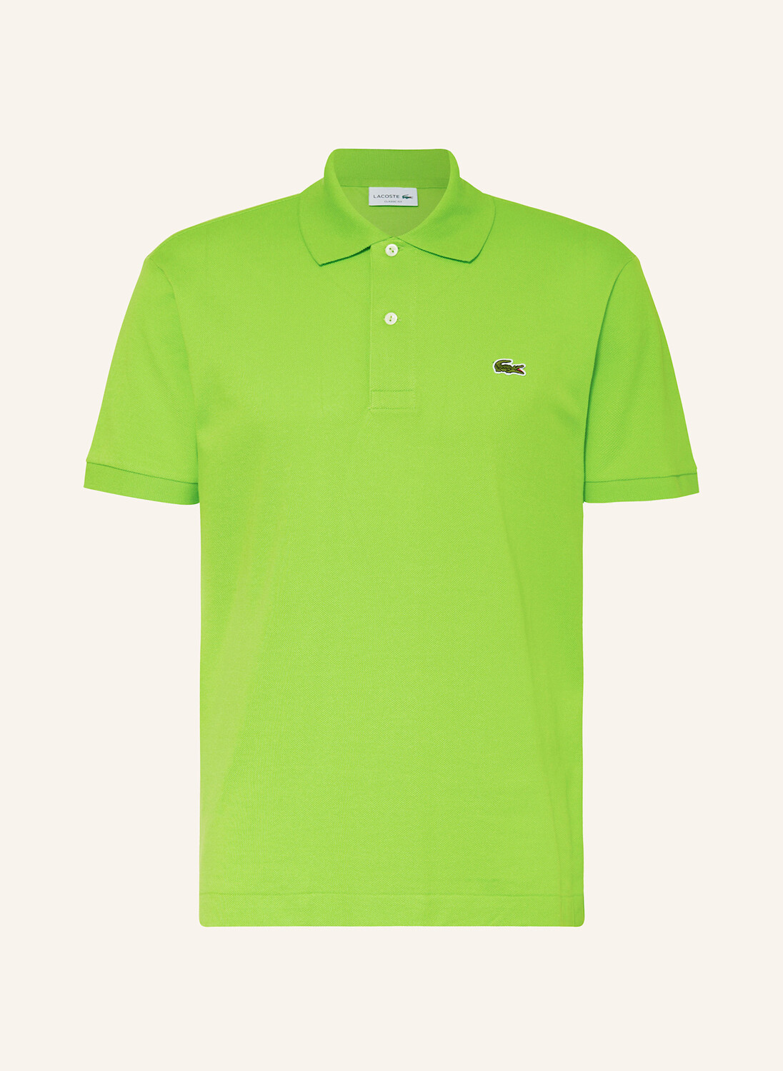

Классическая рубашка-поло из пике LACOSTE, цвет NEONGRÜN