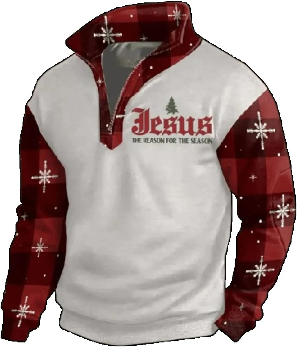 

Мужской свитшот с ретро-принтом Faith Cross CIVIZILUX