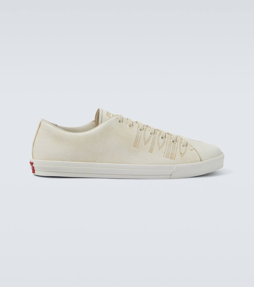 

Кожаные кроссовки Prada, Neutral