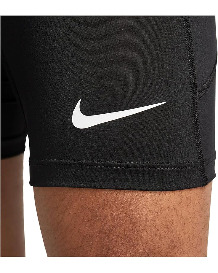 Шорты Nike Pro Dri-FIT Long Shorts, черный/белый — фото 3