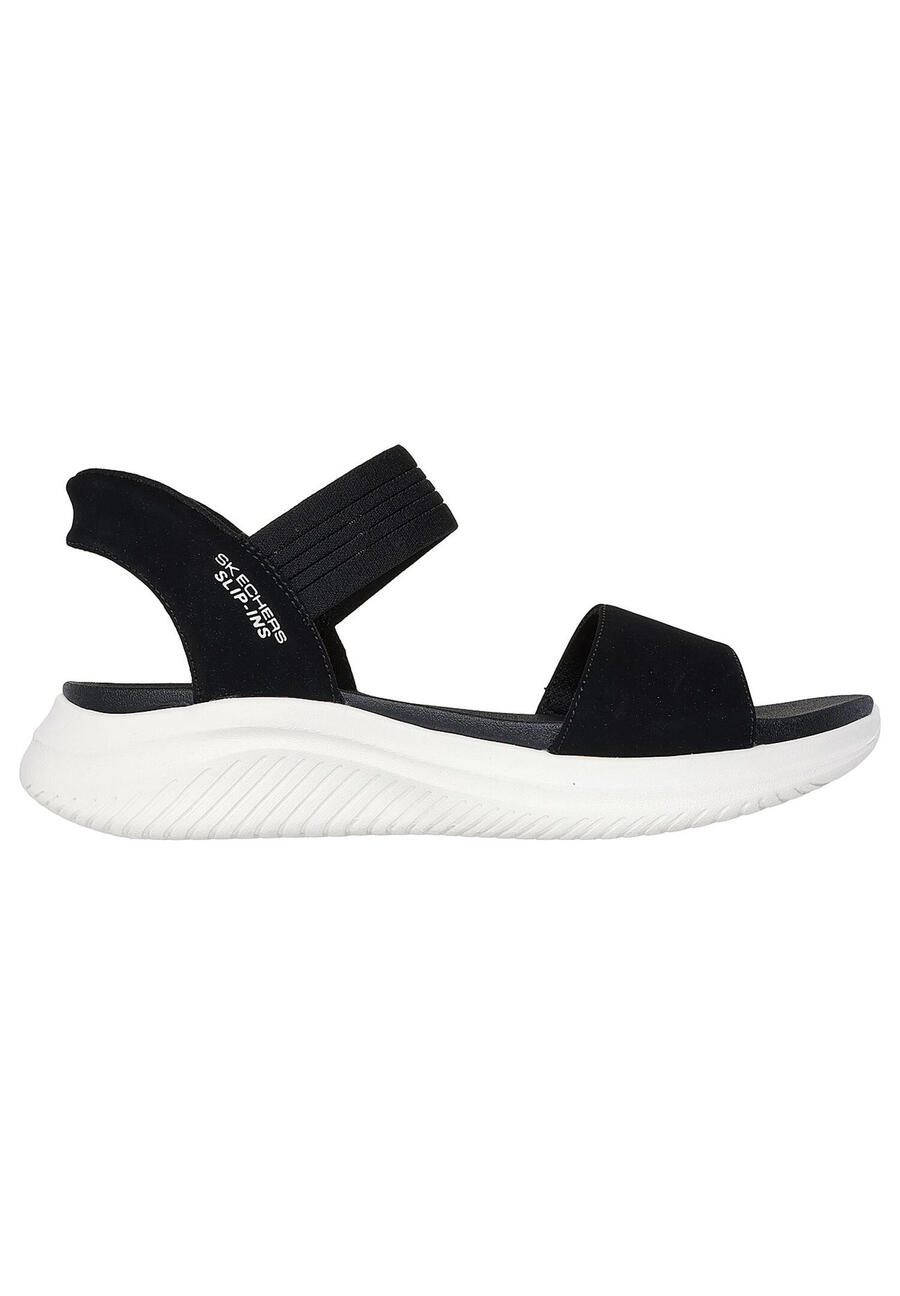Женские сандалии Skechers Slip-Ins Ultra Flex 3.0 Summerville, женские, 119804, черные — фото 2