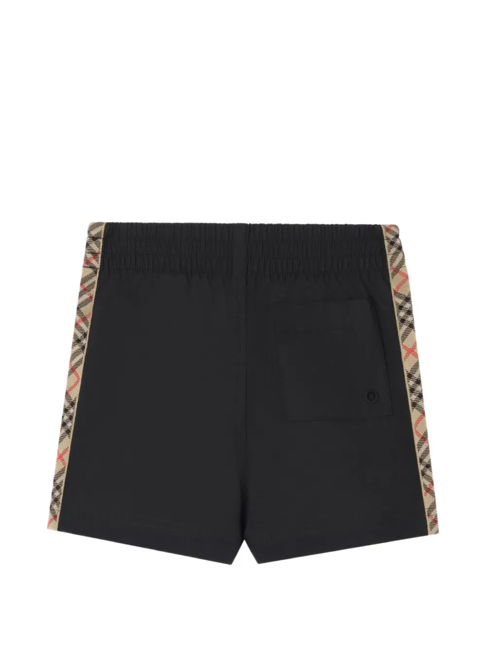 Плавки Check-trim Burberry Kids, черный — фото 2