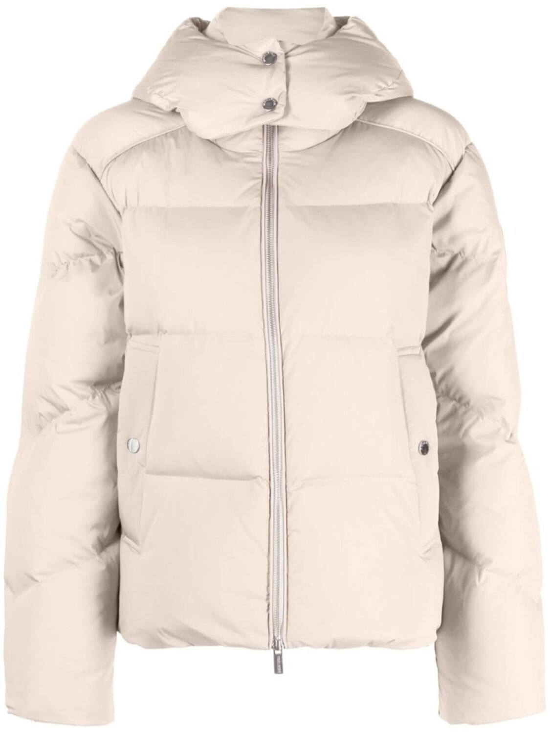 

Woolrich пуховик со съемным капюшоном, нейтральный цвет