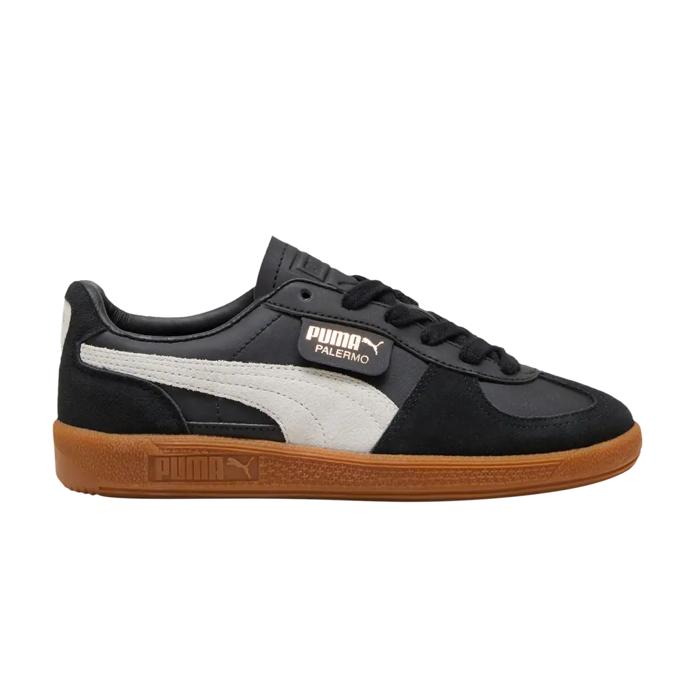 Кроссовки Palermo Leather Big Kid Puma, черный