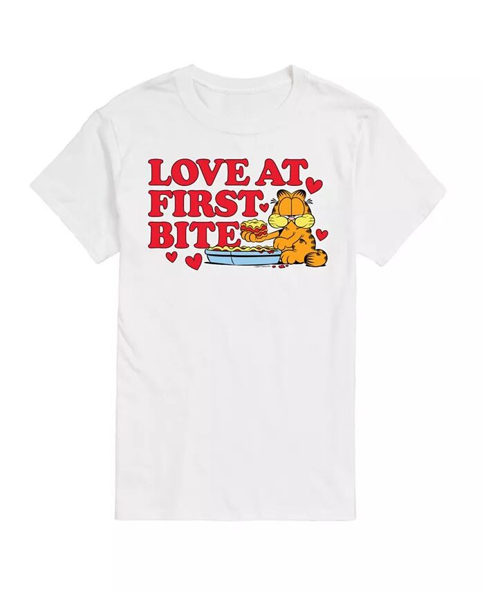 

Мужская футболка с коротким рукавом Garfield Love At First Bite AIRWAVES, белый