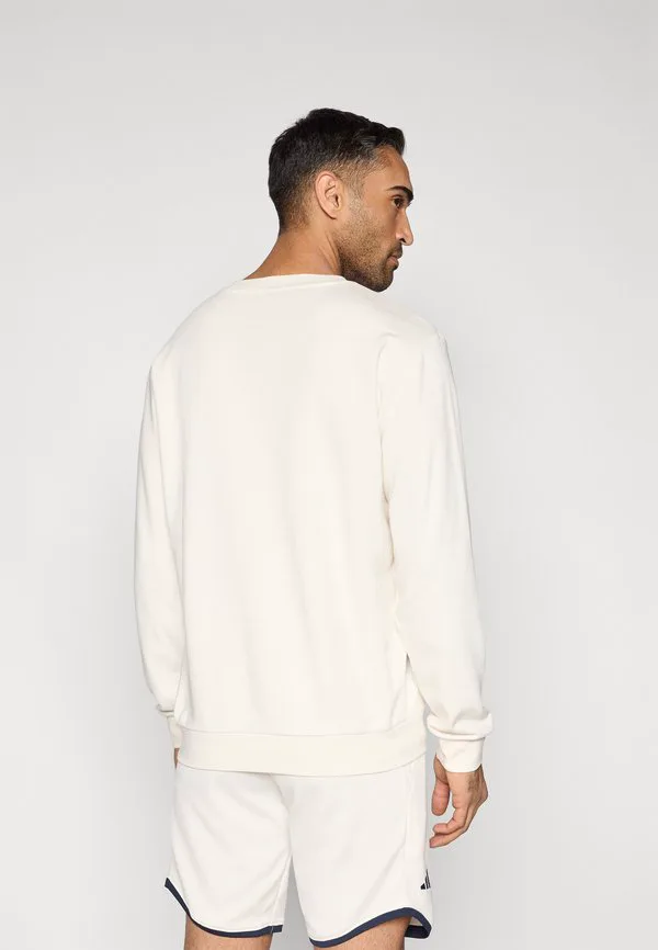 Свитшот heritage с графическим принтом на теннисную тематику Adidas Performance, Chalk White/Dark Blue — фото 3