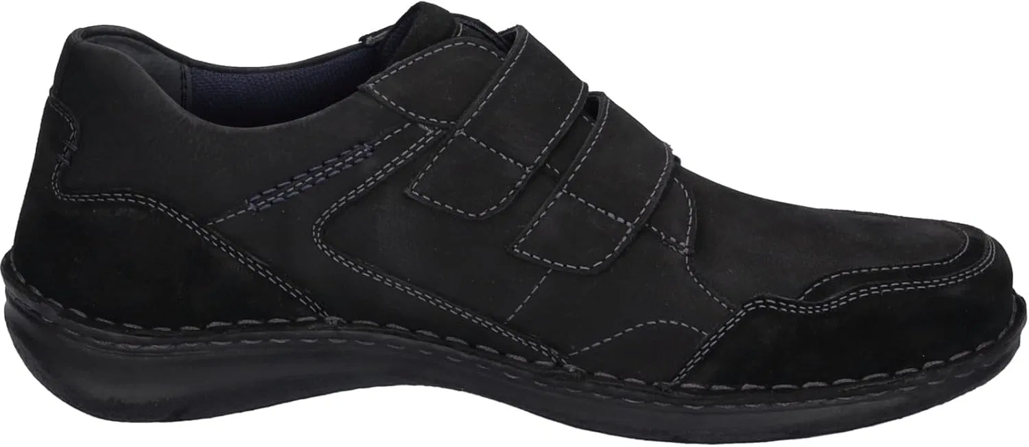 Туфли Josef Seibel GEMÜTLICH Mokassin Adaptable Mann ANVERS-85 Nubuck SCHWARZ, Black — фото 4