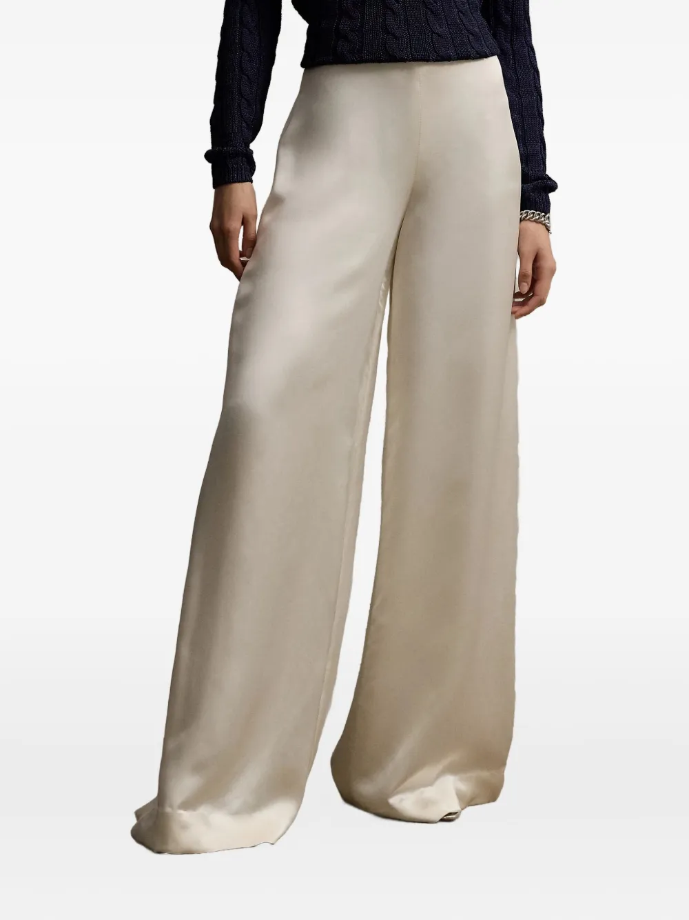 

Атласные брюки Ralph Lauren Collection, белый