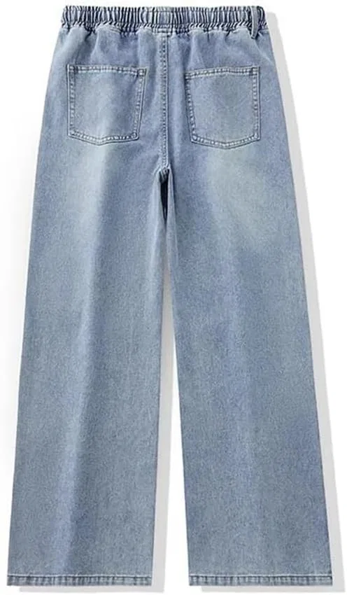 Джинсы свободные с запахом Men's, бежевый — фото 2