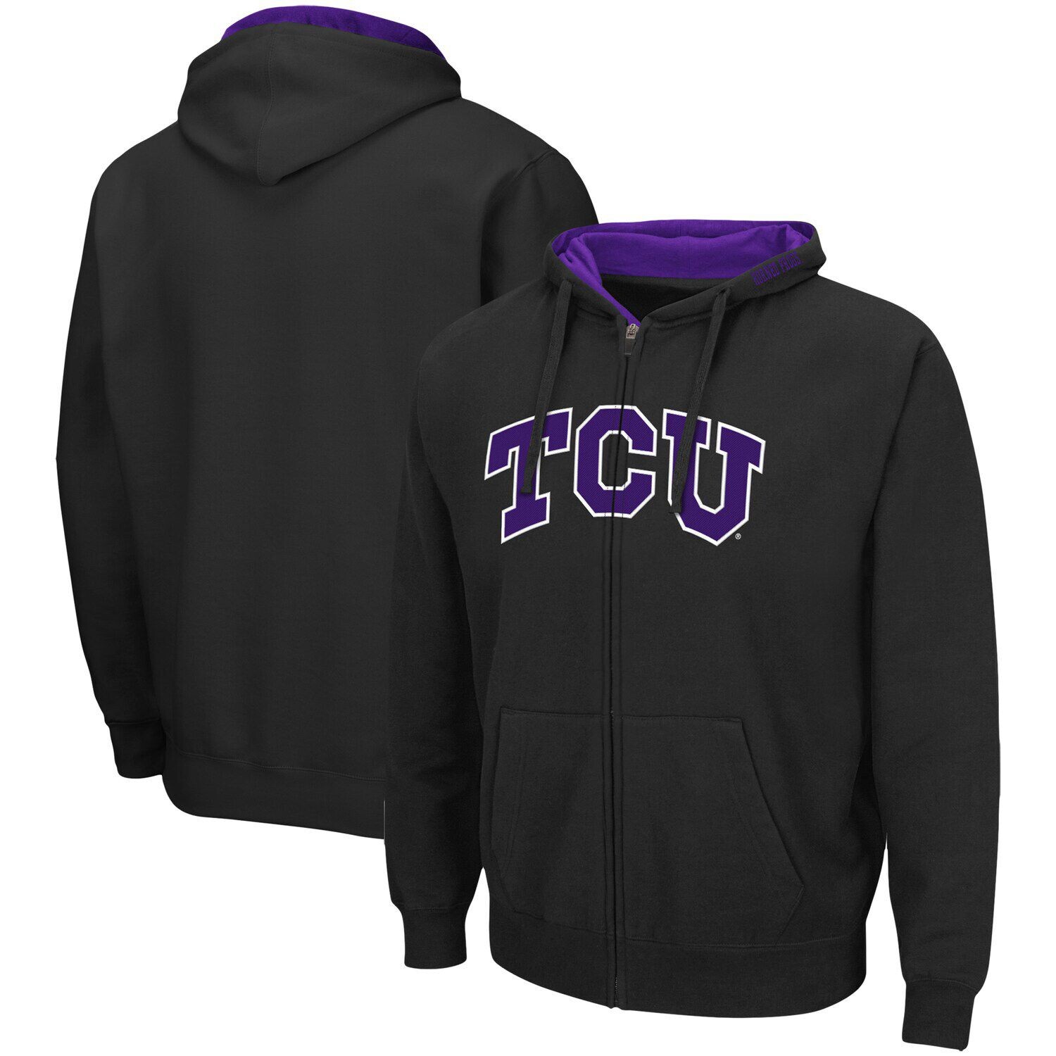 

Мужская черная толстовка с молнией во всю длину TCU Horned Frogs Arch & Logo 3.0 Colosseum, Черный, Мужская черная толстовка с молнией во всю длину TCU Horned Frogs Arch & Logo 3.0 Colosseum