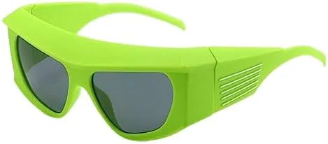 

Солнцезащитные очки с плоской верхней частью для женщин, солнцезащитные очки для мужчин с толстыми широкими дужками, зеркальные, винтажные панк-очки MTZJH, C10