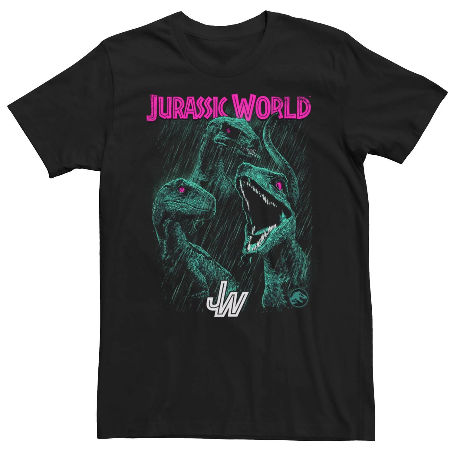 

Мужская футболка Jurassic World Two Raptors Licensed Character