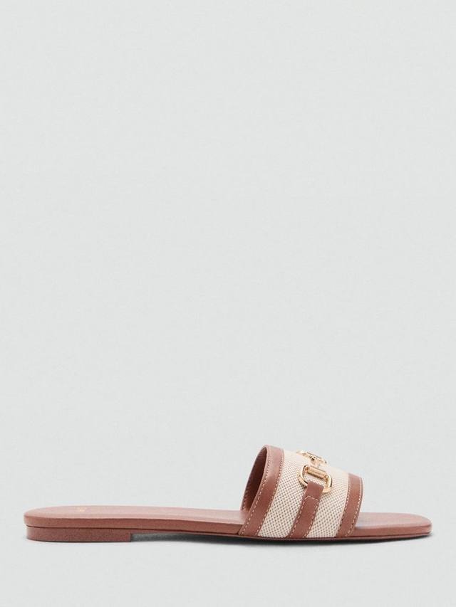 Сандалии с подвеской в виде удил Mango, Brown/Multi