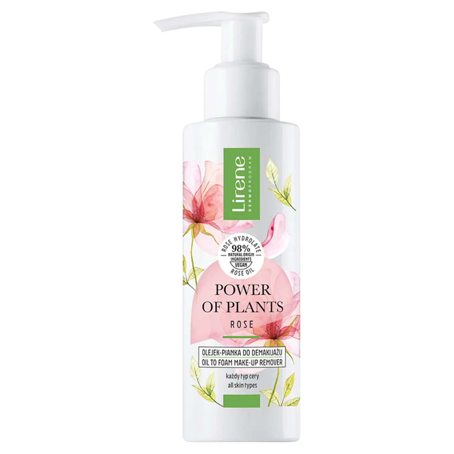 

Масло-пенка для снятия макияжа с лица Lirene Power Of Plants, 150 мл