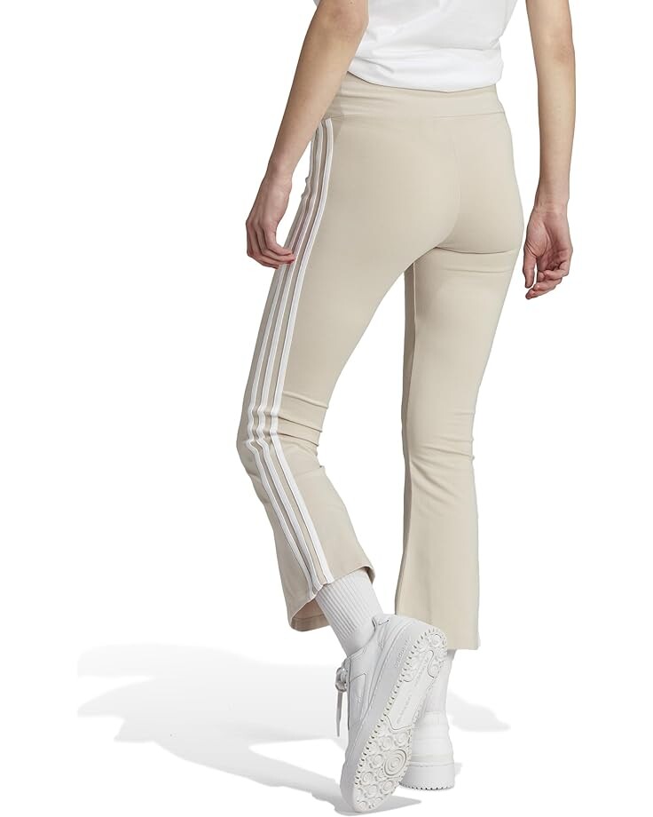 

Брюки Adidas Adicolor Classics 3-Stripes 7/8 Flare Leggings, цвет Wonder Beige