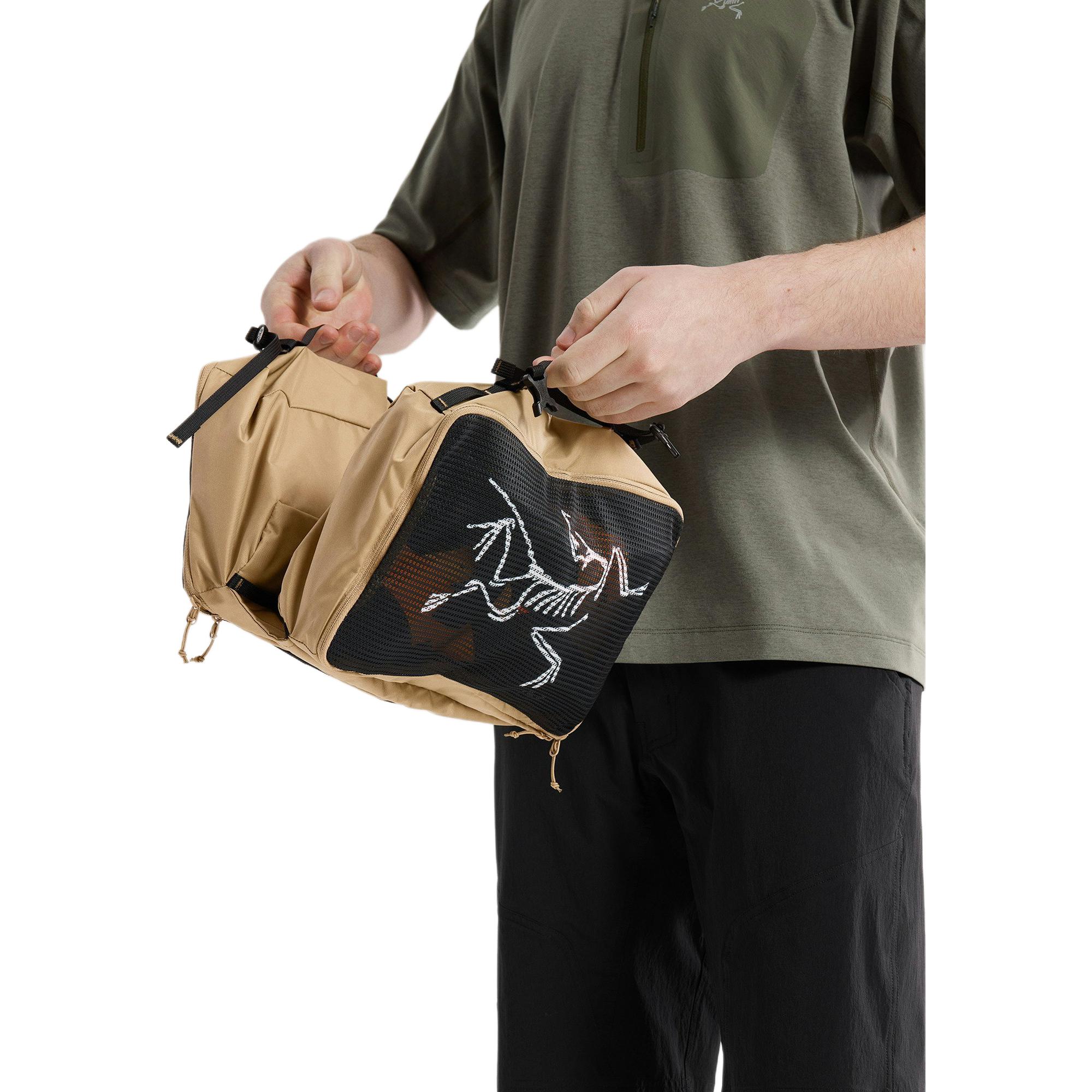 Arcteryx Полиамидная дорожная сумка для хранения унисекс коричневый, Brown — фото 3