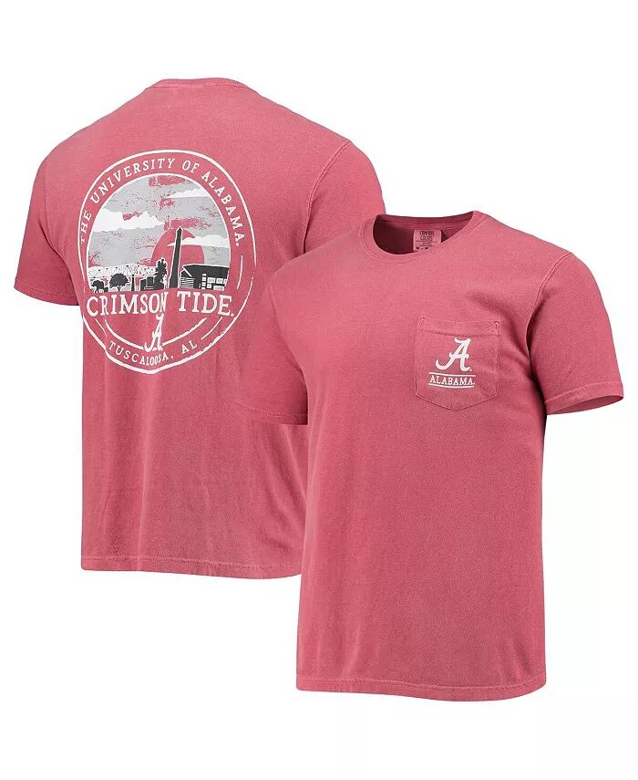 

Футболка мужская Crimson Alabama Crimson Tide Circle Campus Scene Image One