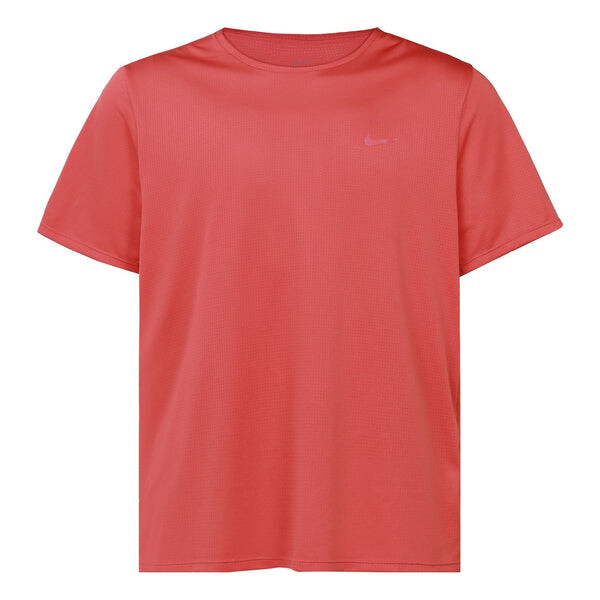 

Футболка Nike Dri-FIT Wild Run Rise Back Printing Running Sports Quick Dry Breathable Short Sleeve Red, красный