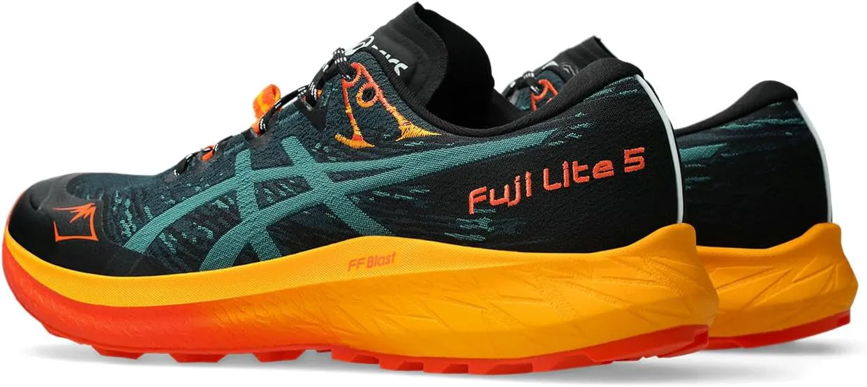 Мужские беговые кроссовки Asics Fuji Lite 5, зеленый — фото 2