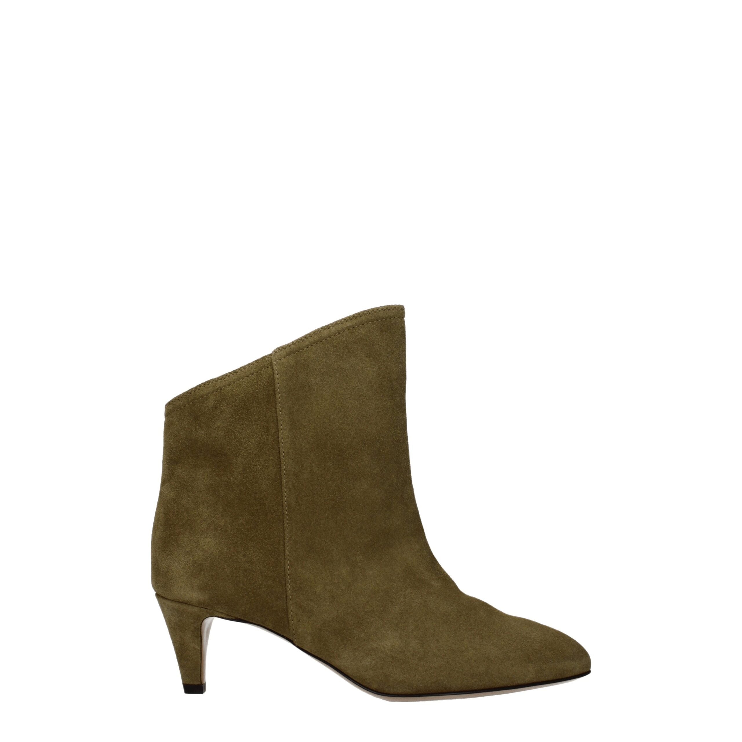 Кожаные женские ботинки Isabel Marant, серый