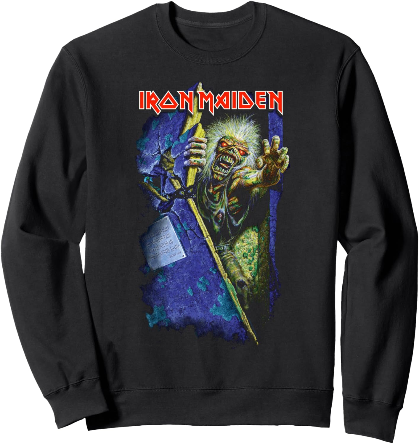 

Толстовка Iron Maiden - No Prayer Blues, черная, Черный, Толстовка Iron Maiden - No Prayer Blues, черная