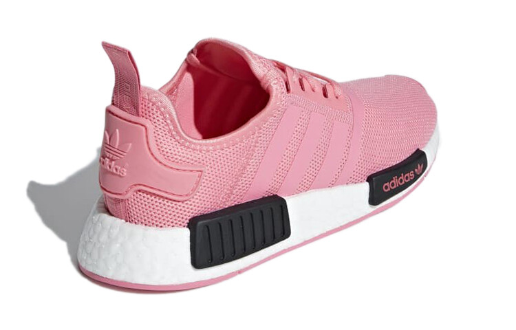 NMD_R1 Детские кроссовки GS Low-top розовые/черные Adidas Originals — фото 4