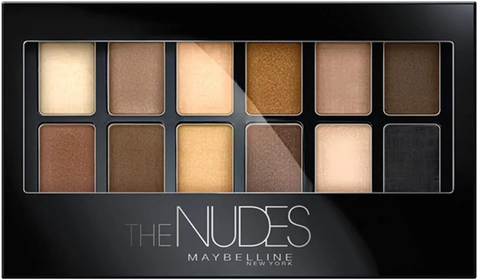Палетка теней для век Maybelline The Nudes Palette, 1 шт, 9.6 кг, нюдовый