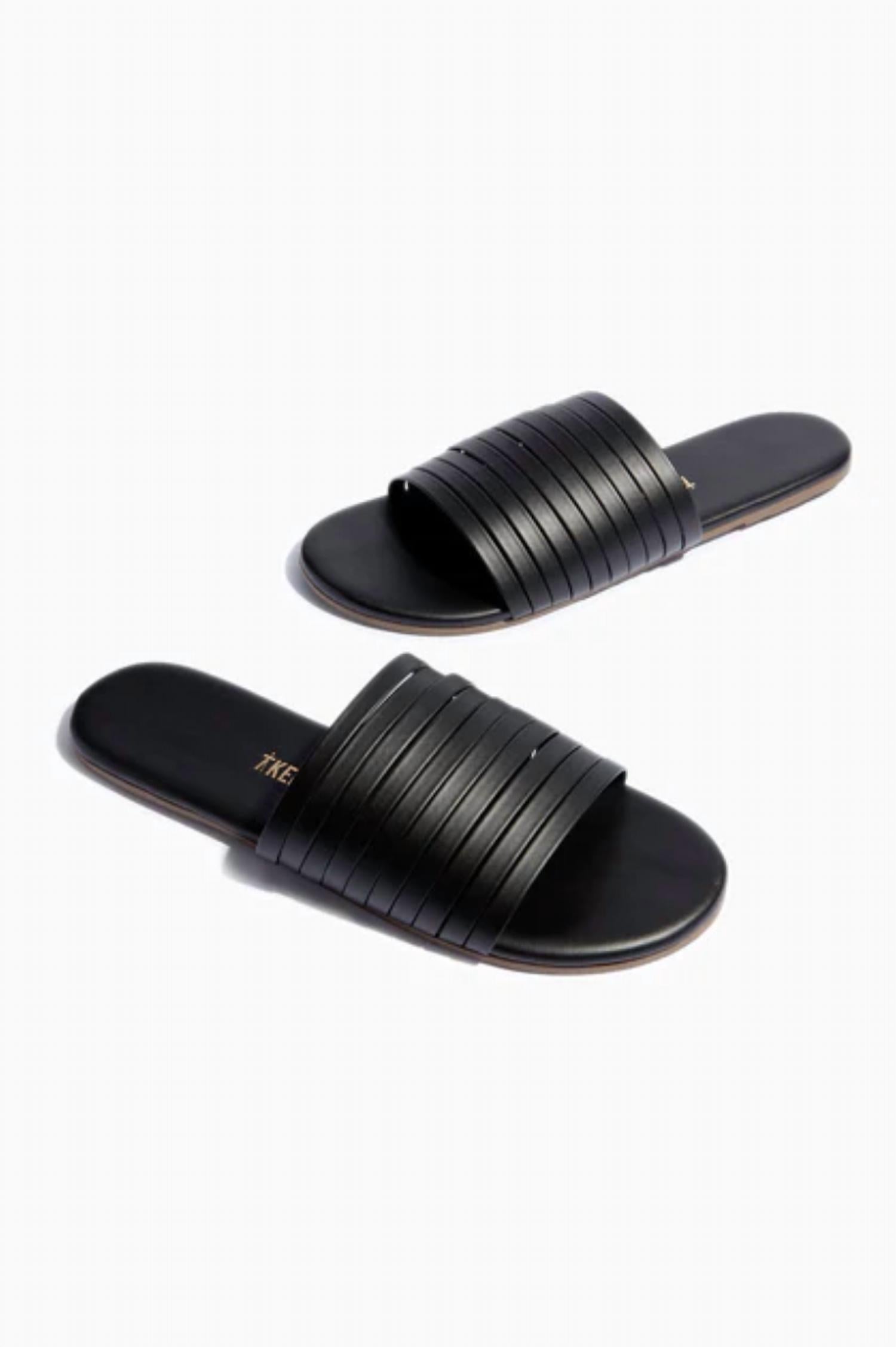 Женские шлепанцы Avery Slide цвета соболя TKEES, цвет sable — фото 2