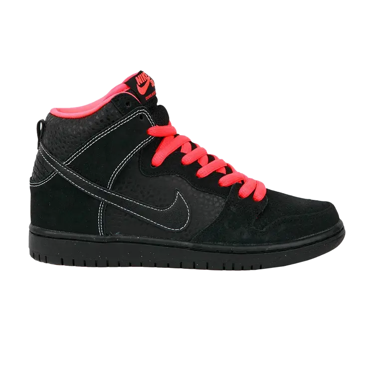 

Кроссовки Nike Dunk High Pro SB 'Black Atomic Red', черный